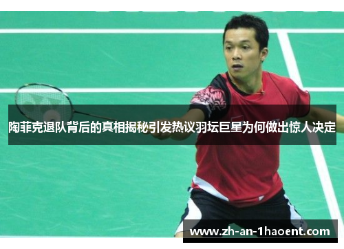 陶菲克退队背后的真相揭秘引发热议羽坛巨星为何做出惊人决定